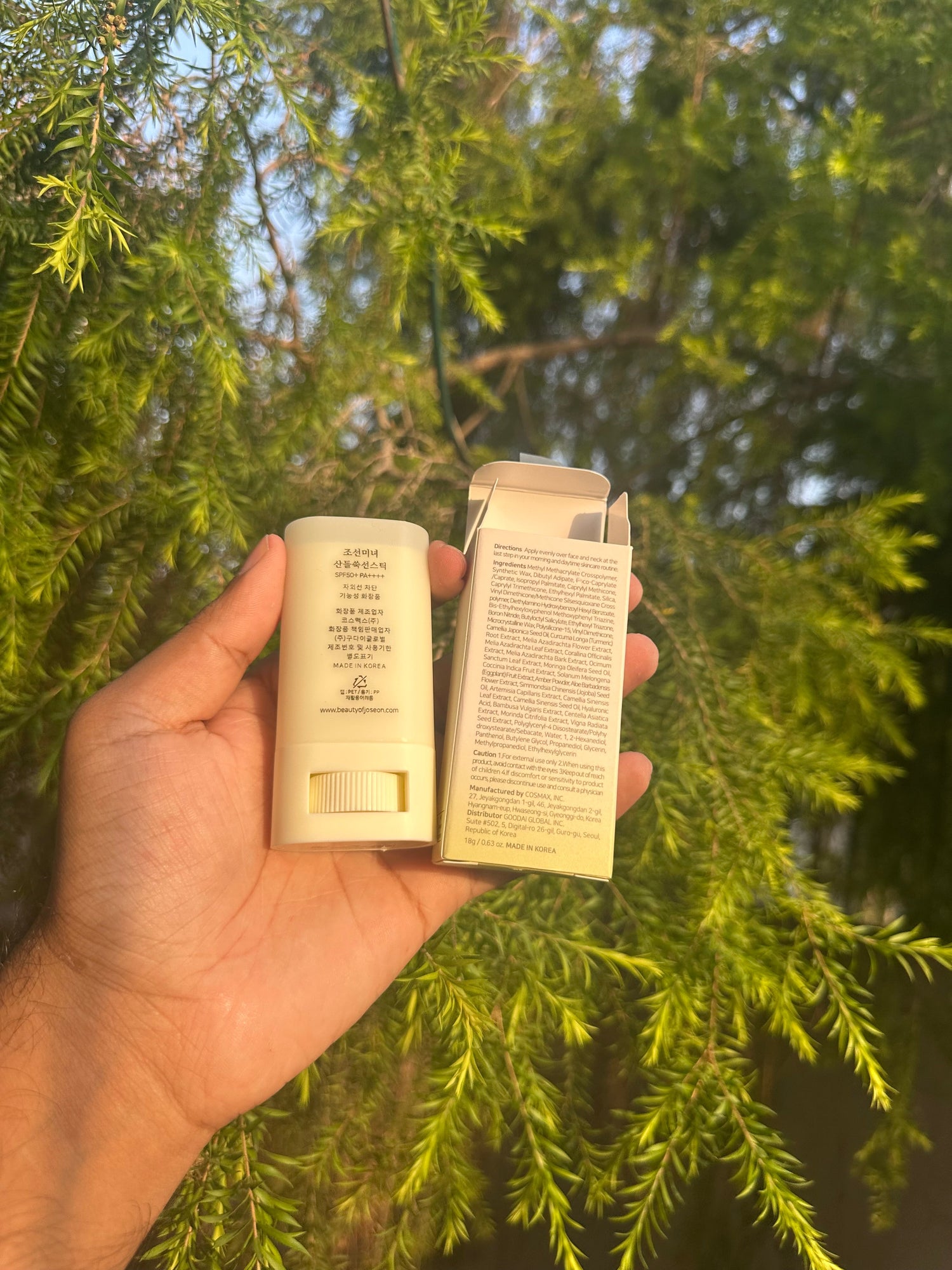 Beauty of Joseon Matte Sun Stick: Mugwort + Camellia (SPF 50+ PA++++)