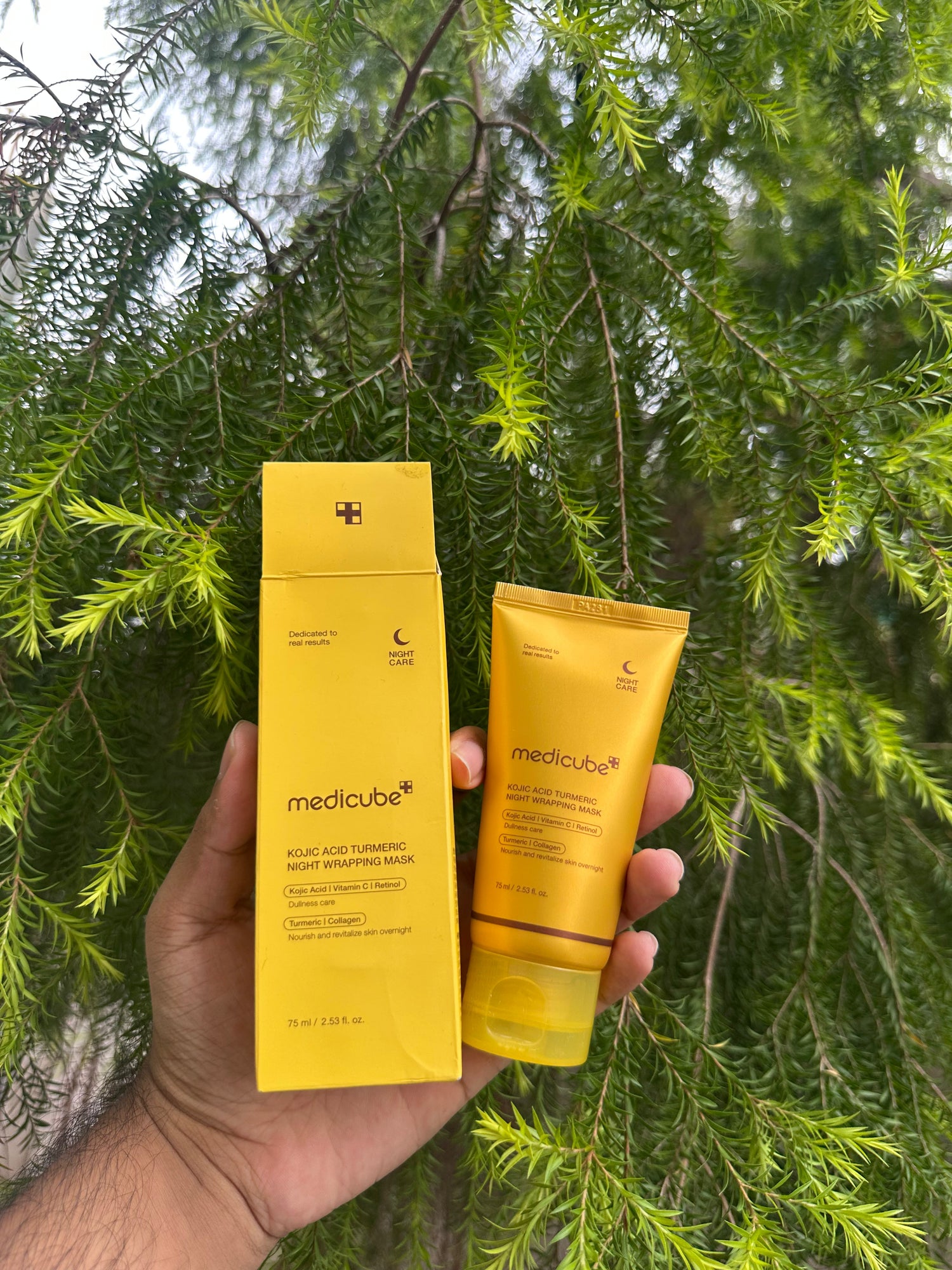 MEDICUBE Kojic Acid Turmeric Night Wrapping Mask (75 ml)