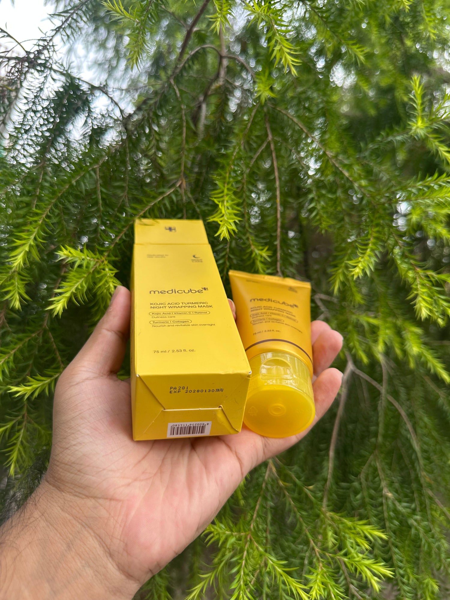 MEDICUBE Kojic Acid Turmeric Night Wrapping Mask (75 ml)