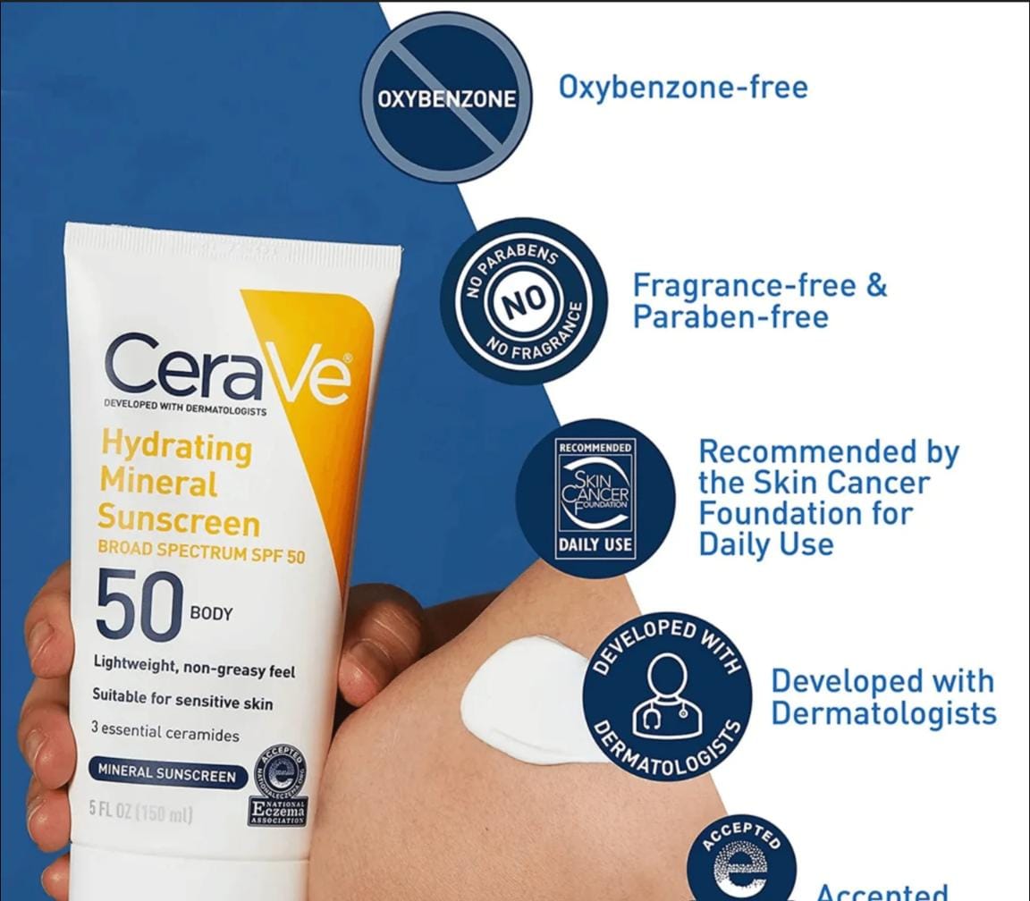 CERA ve hydrating sunscreen