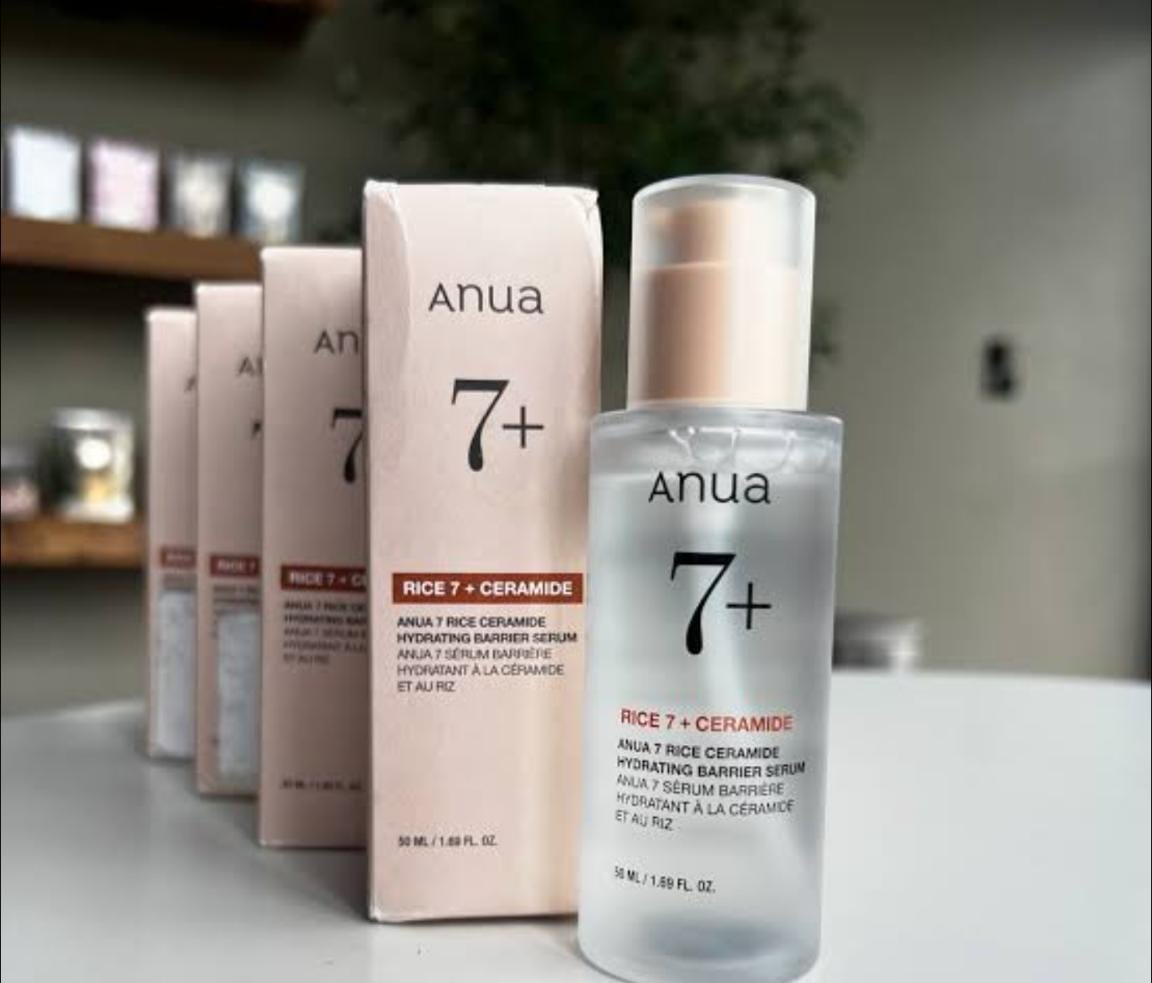 ANUA RICE 7 + CERAMIDE HYDRATING BARRIER SERUM 50 ML.