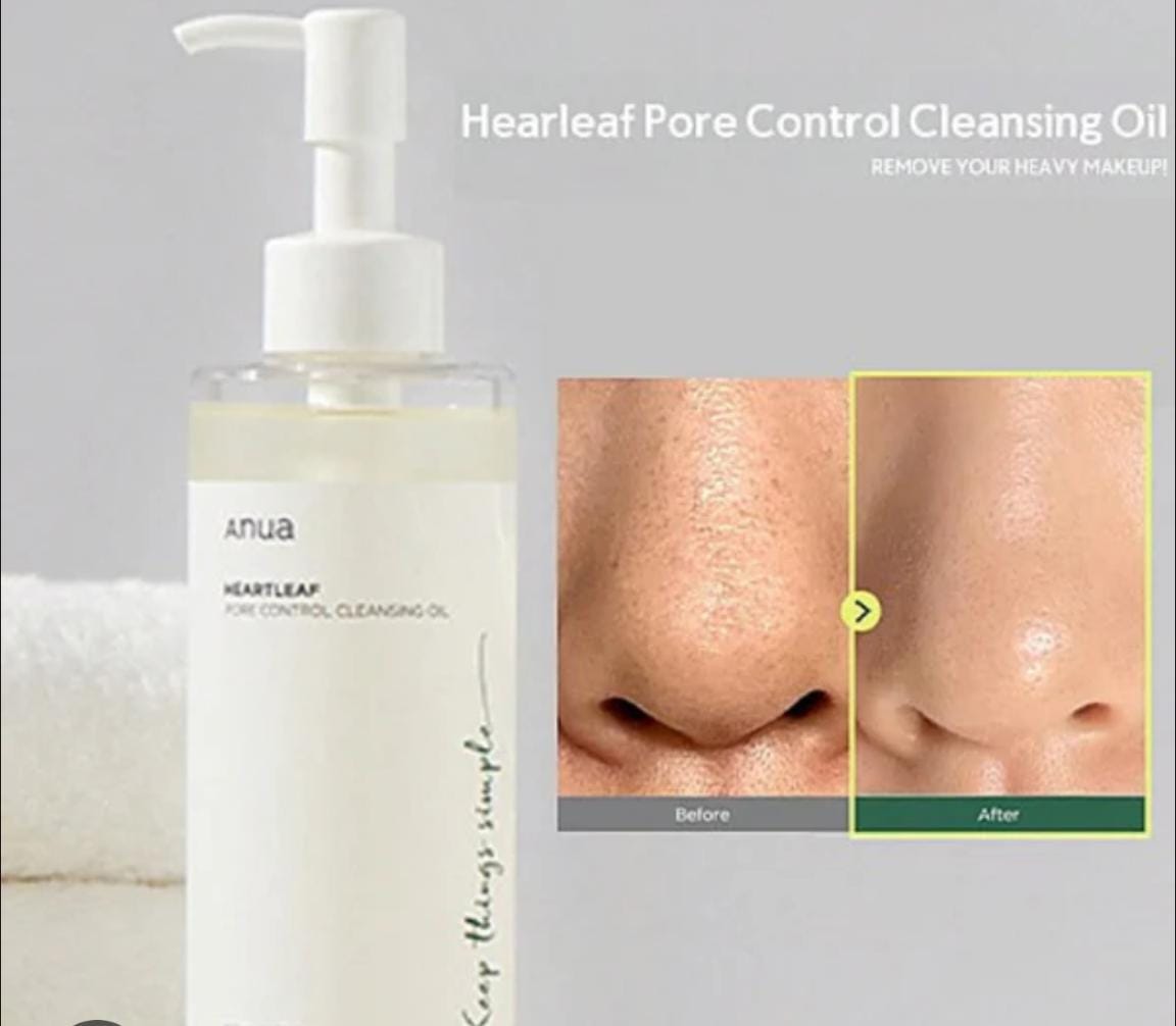 Anua Heartleaf Pore control Cleansing oil 200 mL✨ Made in Korea