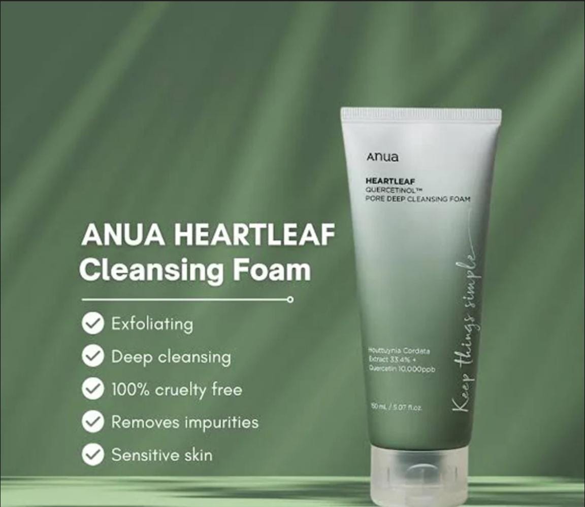 Anua Heartleaf Quercetinol Pore Deep Cleansing Foam