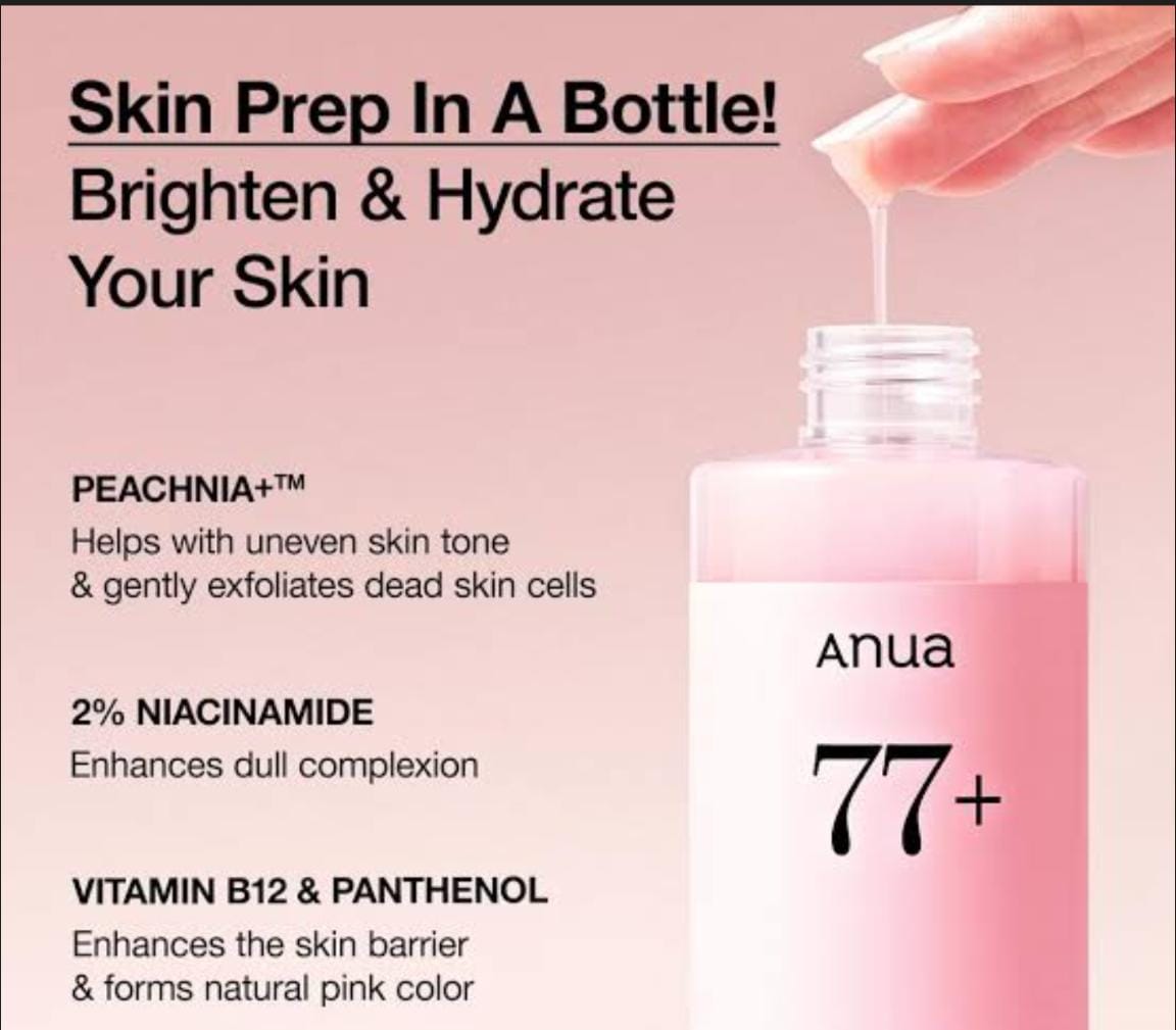 ANUA Peach 77 Niacin Essence Toner (250ml – Big Size)