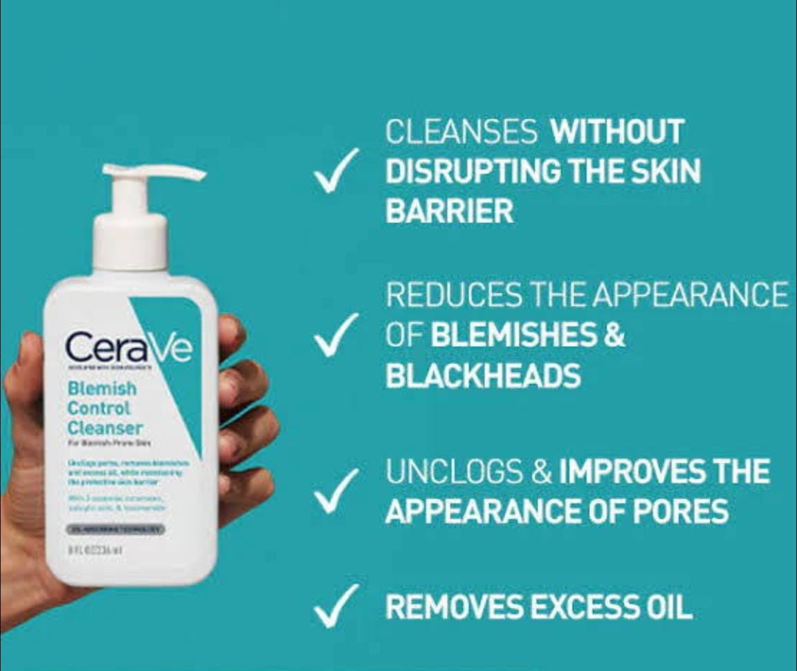 Cera ve Blemish Control Cleanser 236 ml