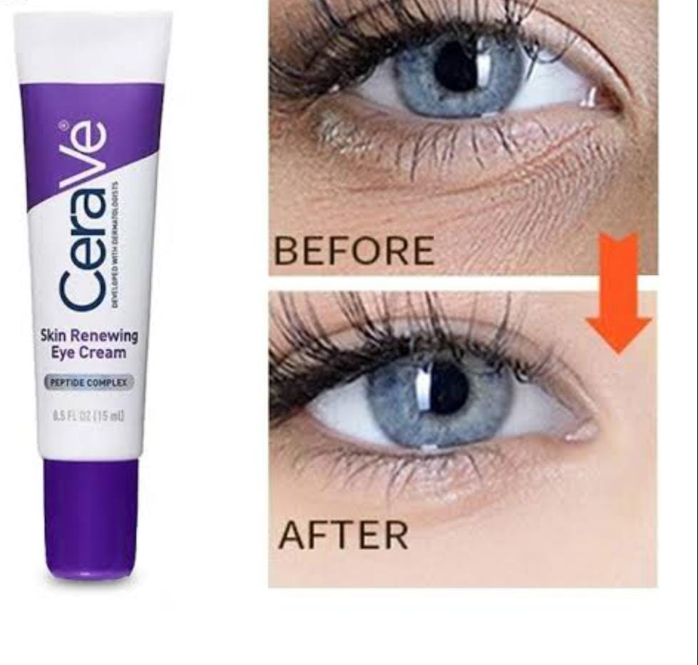 Cera Ve Skin Renewing Eye Cream.
